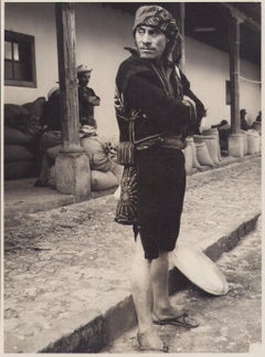 Guatemala, Man, Black and White Photography, ca. 1960s, 23,1 x 17,1 cm