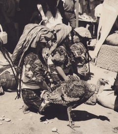 Guatemala, Mercado, Fotografía en blanco y negro, ca. 1960s, 24 x 24 cm
