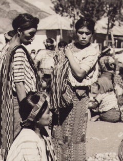 Guatemala, Market, People, Black and White Photography, 1960s, 23, 1 x 17, 1 cm