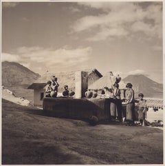 Guatemala, Village, People, Photographie en noir et blanc, vers 1960, 24,2 x 24 cm