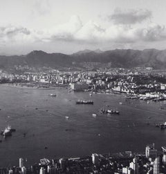 Hong Kong, Veduta, Fotografia in bianco e nero, 1960, 23, 7 x 23, 7 cm