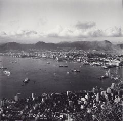 Hong Kong, View, Black and White Photography, 1960s, 23,7 x 23,7 cm