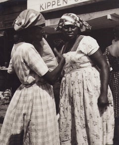 Suriname, Markt, Frau, Schwarz-Wei-Fotografie, 1960er Jahre, 29,3 x 24 cm