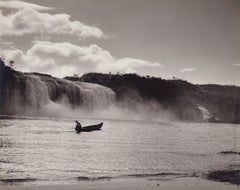 Venezuela, Waterfalls, Black and White Photography, 1960s, 23,4 x 29,4 cm