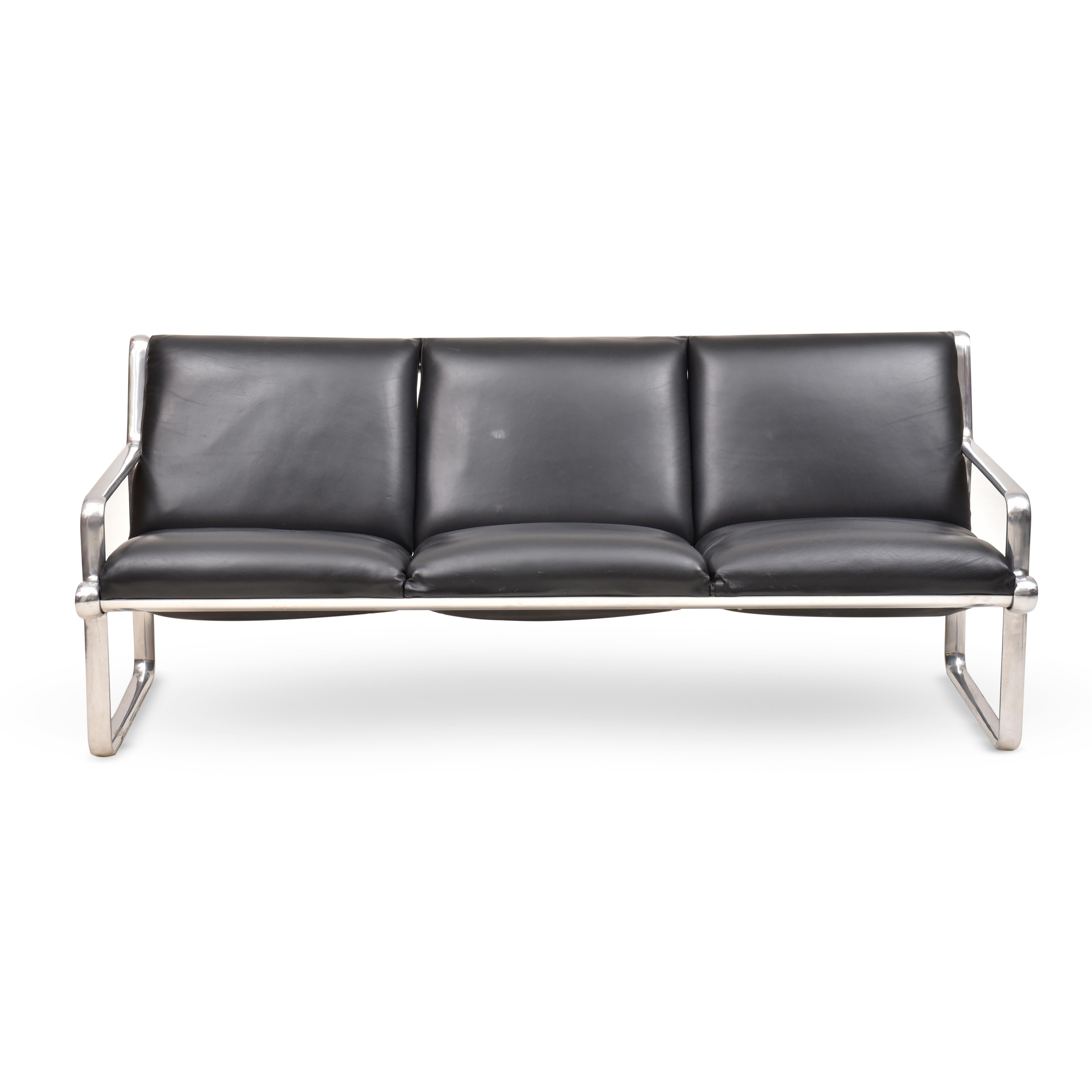 Hanna Sofa by Forma, Florence Knoll, 1975s In Good Condition For Sale In Sao Paulo, SP