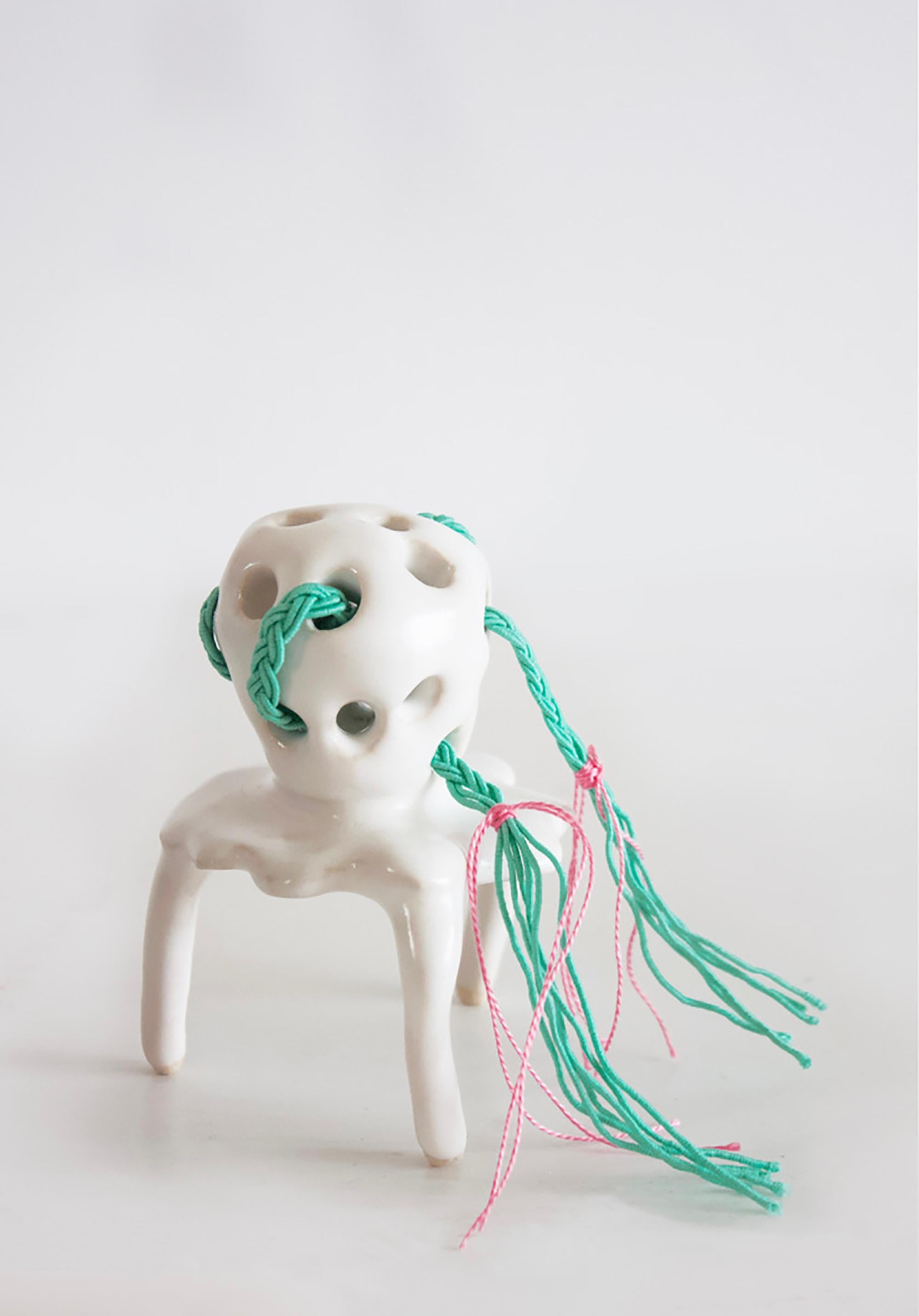 Hanna Washburn Abstract Sculpture - Pigtails
