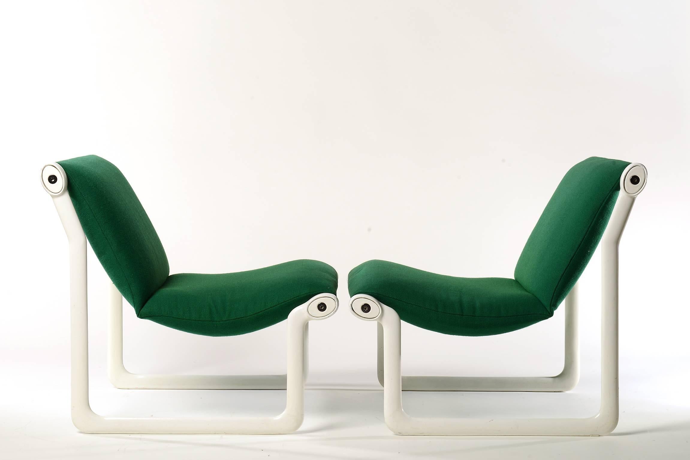 Hannah and Morrison for Knoll International Sling Chairs, circa 1970 2