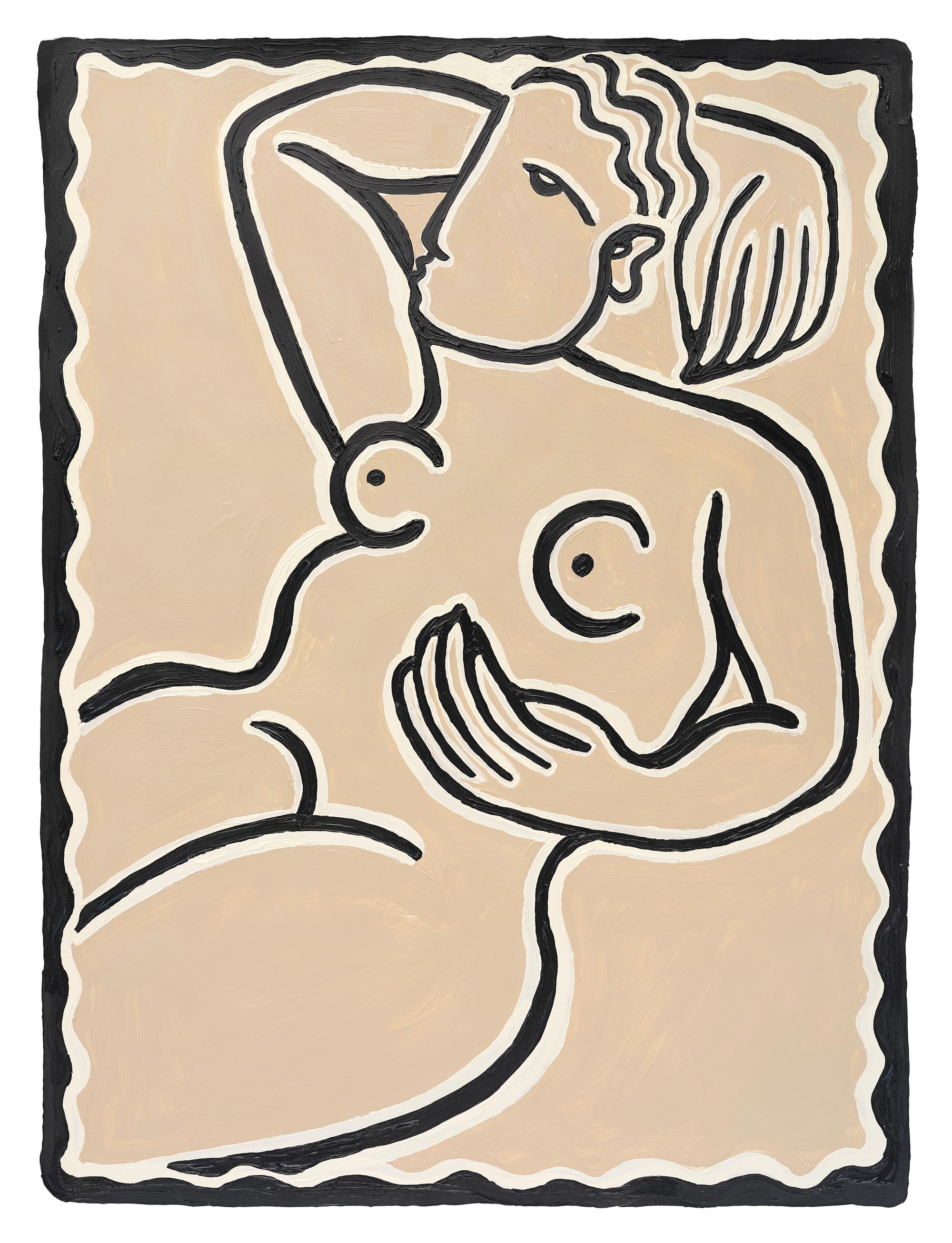 Hannah Carrick  Abstract Print - Two Bodies: Four