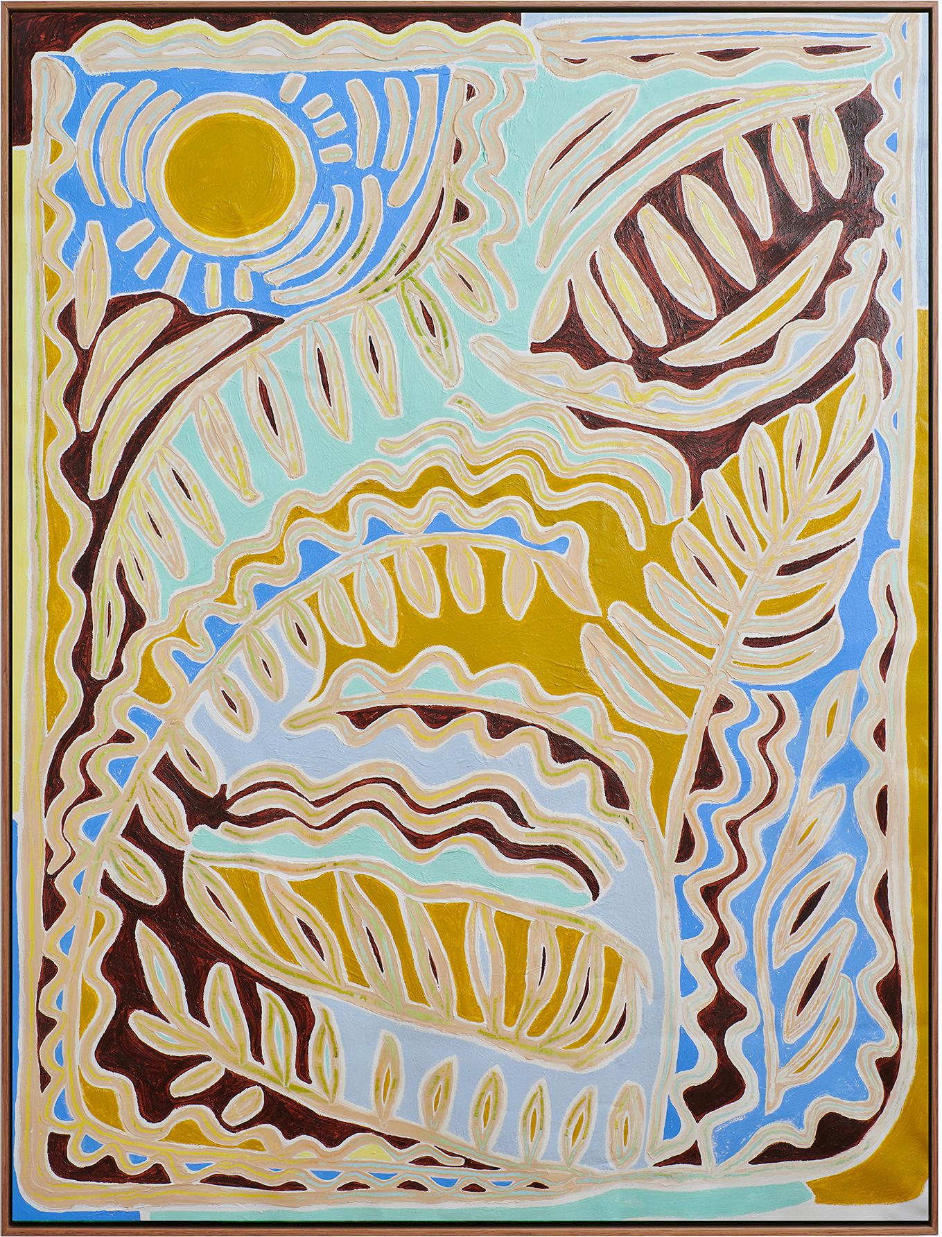 Liebeswelle – Mixed Media Art von Hannah Carrick