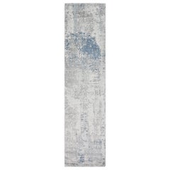 Hannah, Contemporary Abstract Handwoven Area Rug, Trout