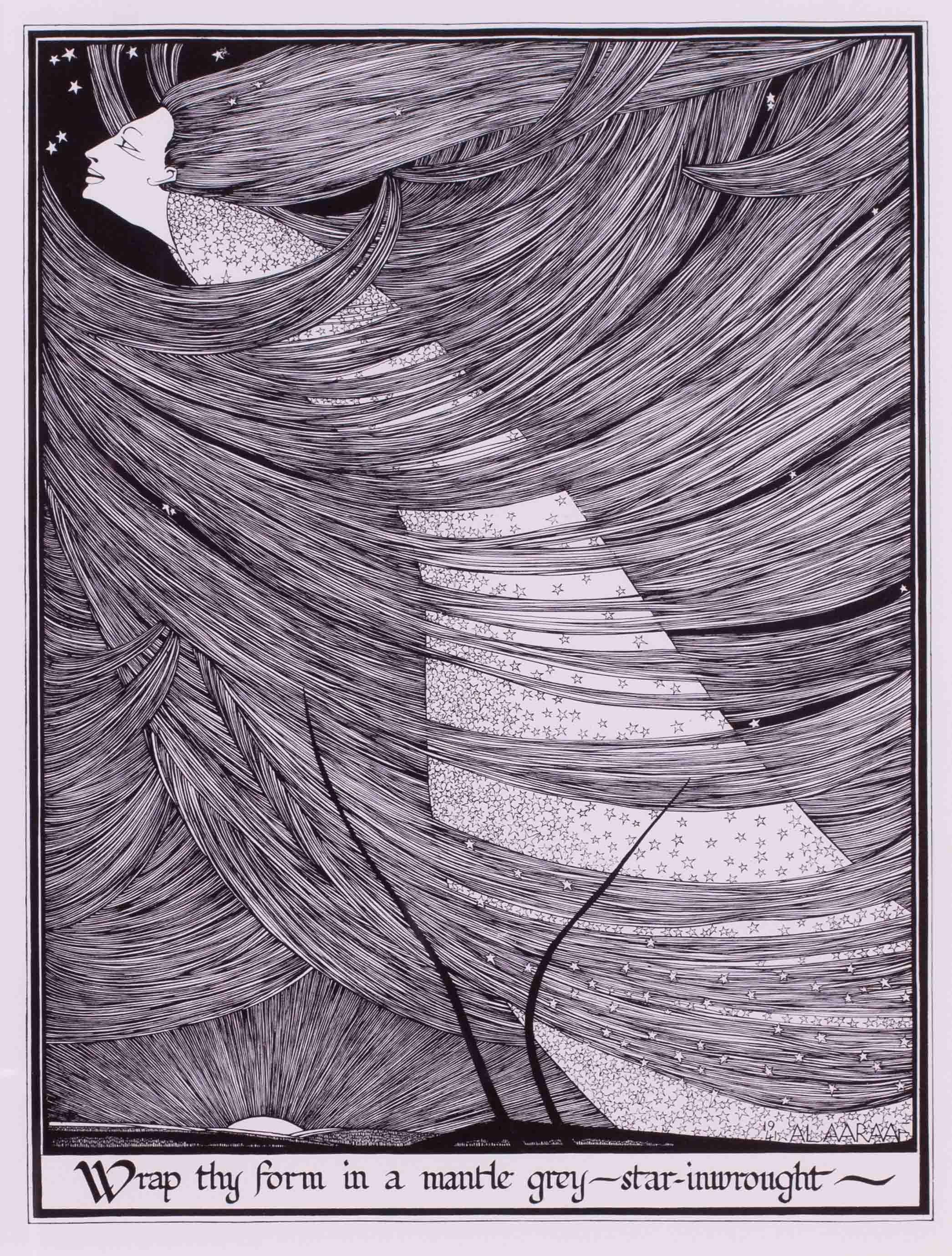 Set of 4 art nouveau lithographs by Scottish female artist Hannah Frank For Sale 2