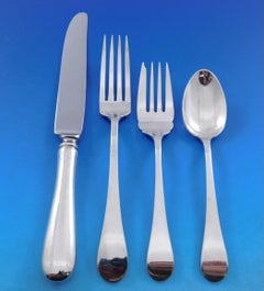 Juego de cubiertos de plata de ley «Hannah Hull» de Tuttle, para 8 comensales, 69 piezas, de 1933