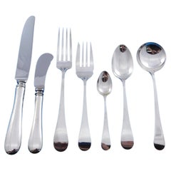 Juego de cubiertos de plata de ley «Hannah Hull» de Tuttle, para 8 comensales, 69 piezas, de 1933