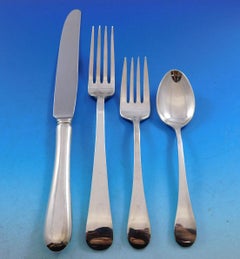Hannah Hull by Tuttle Sterling Silver Flatware Set for 12 Service 113 pcs Dinner