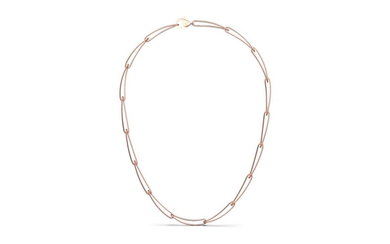 Hannah Necklace, 18K Rose Gold In New Condition For Sale In Leigh-On-Sea, GB