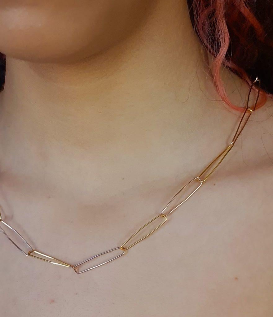 Modern Hannah Necklace, Sterling Silver For Sale