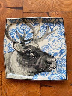 Dinner Plate - Reindeer #1