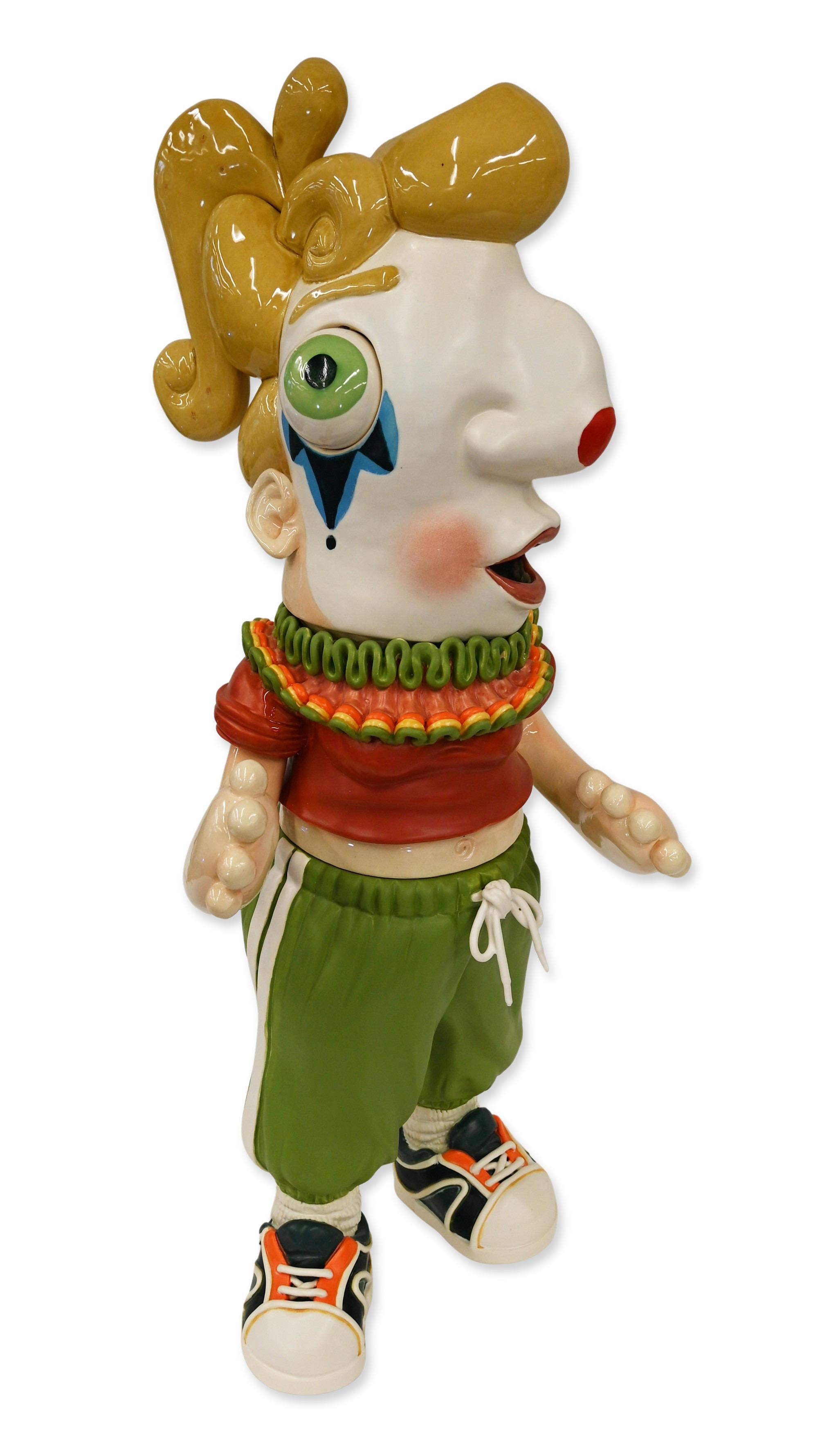 I am a clown (~35% OFF LIST PRICE - LIMITED TIME ONLY) - Sculpture by Hannah Schelb