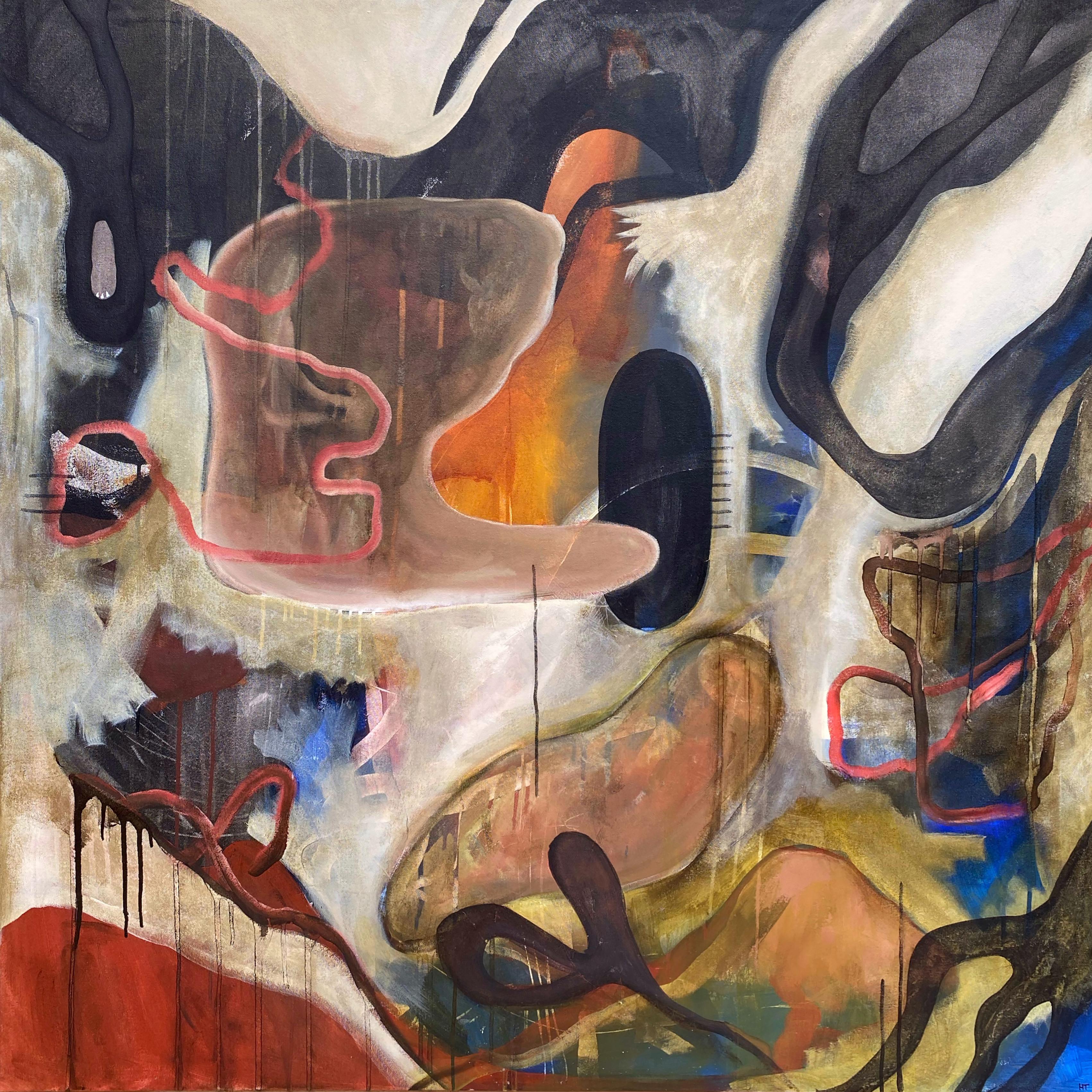 Hannah Thomas Abstract Painting - ILLUSION OF CONFUSION