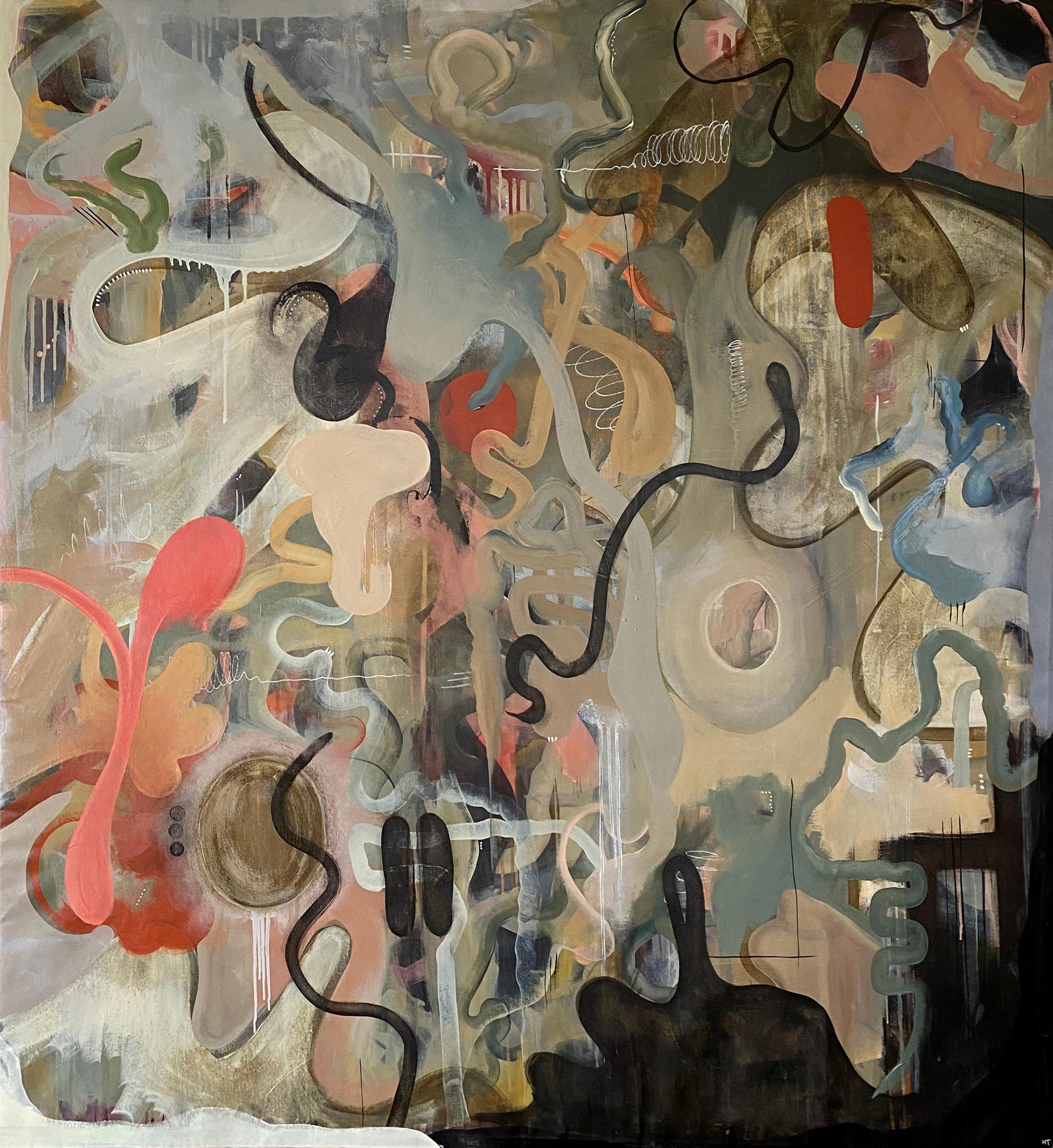 Hannah Thomas Abstract Painting - WONDERLAND