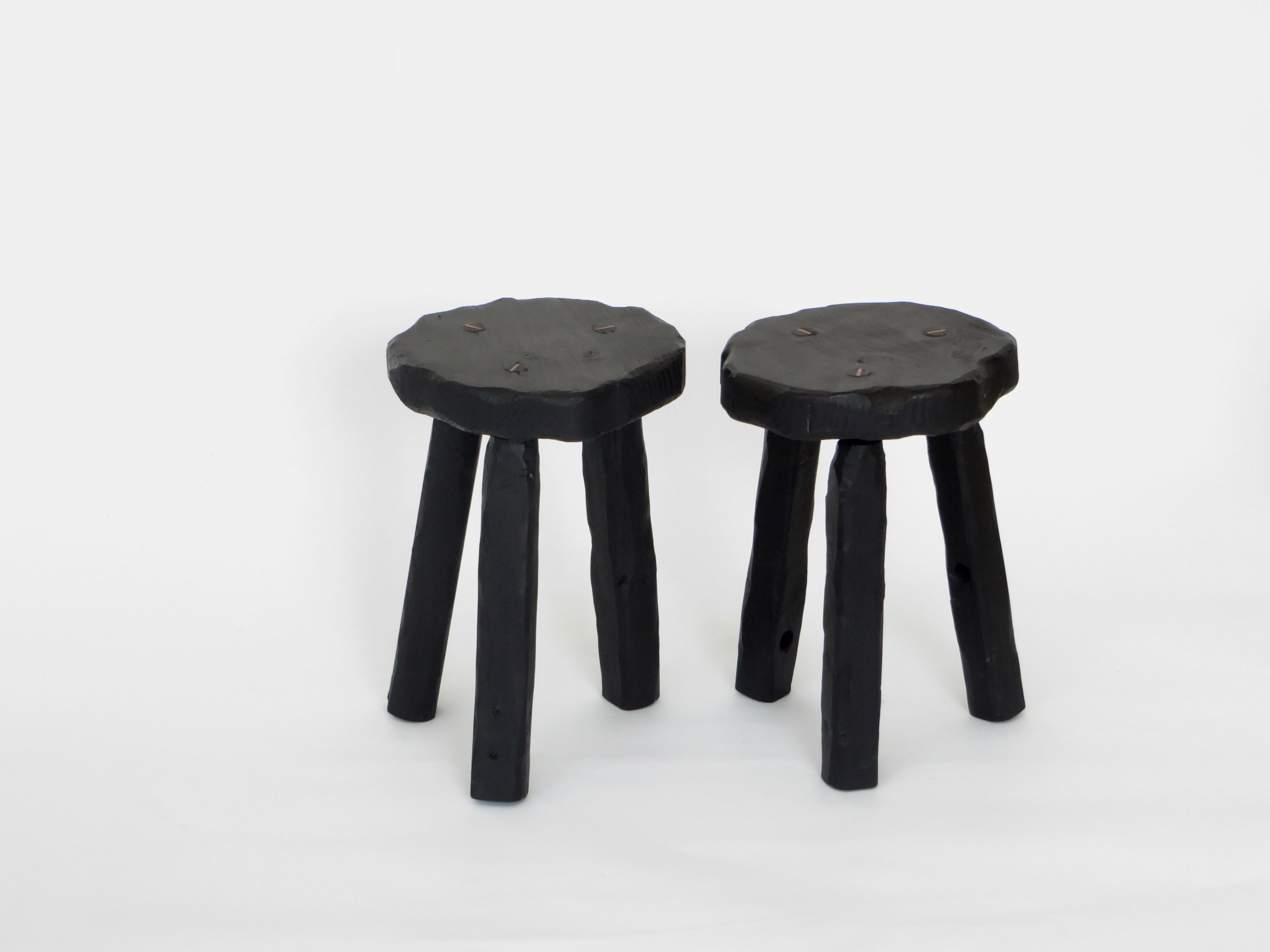 American Hannah Vaughan Anthropological Collection Stools Number Three and Four