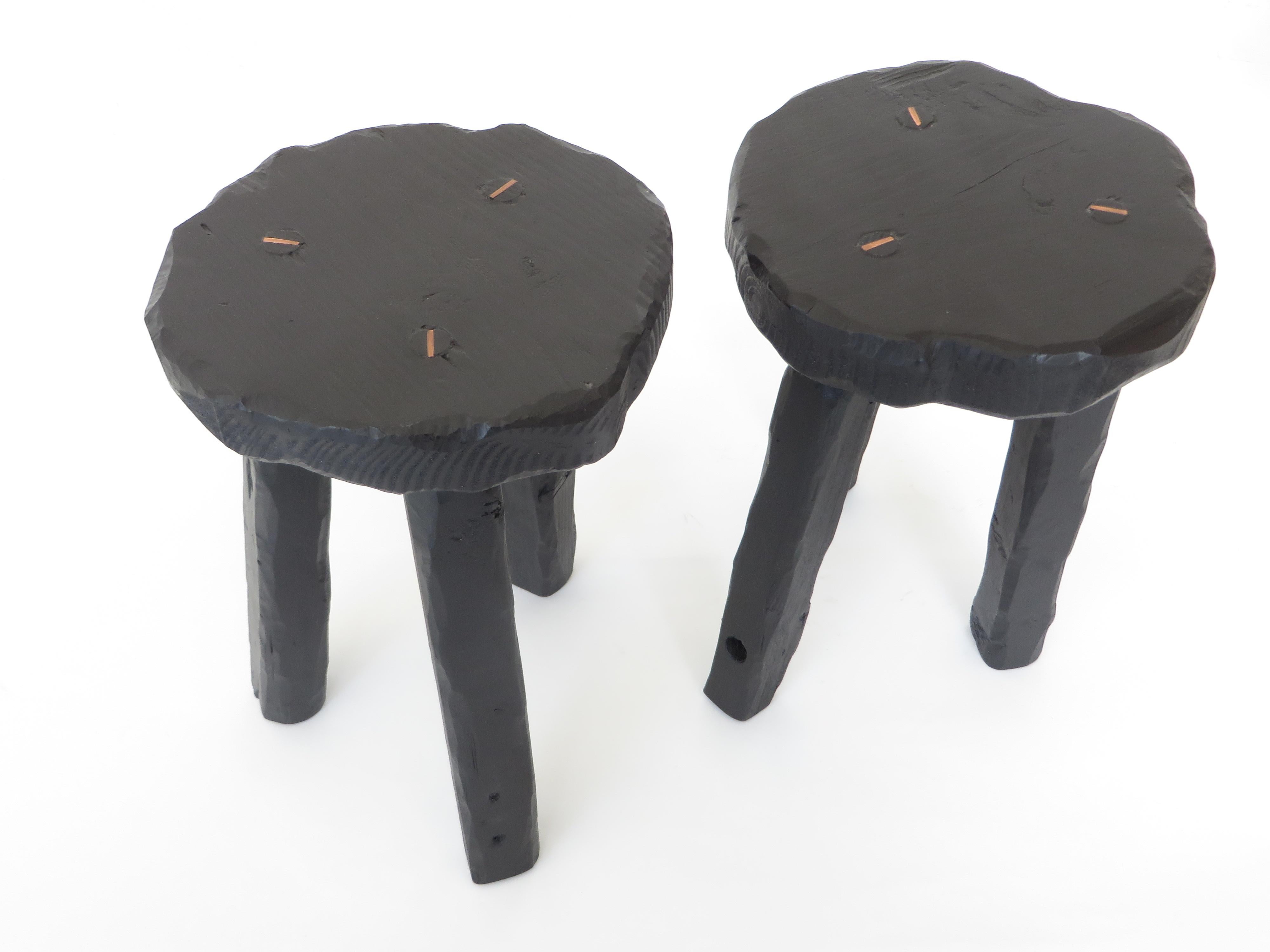 Hannah Vaughan Anthropological Collection Stools Number Three and Four In Excellent Condition In Chicago, IL
