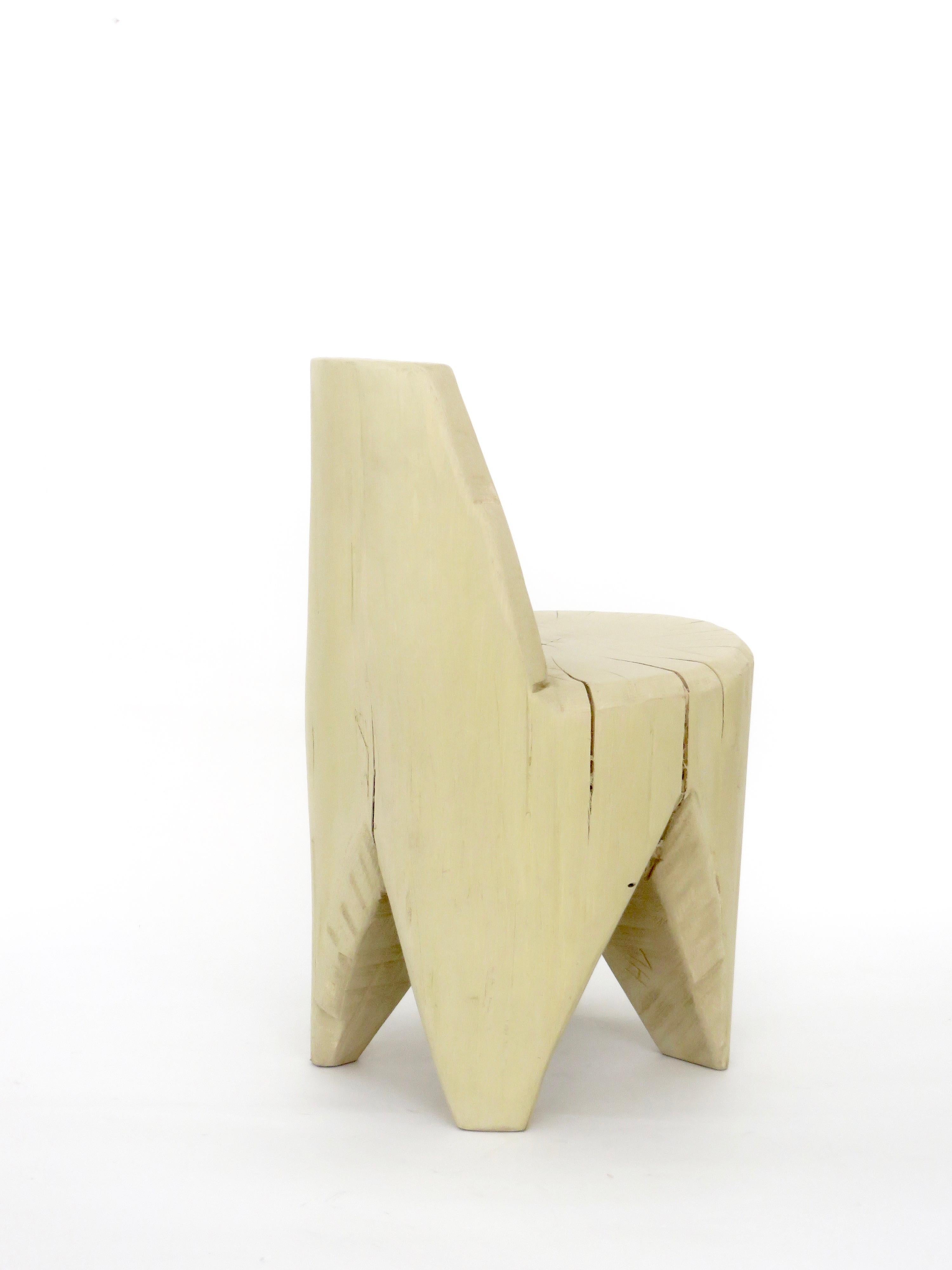 American Hannah Vaughan Contemporary Carved Sculptural Chair, 2019