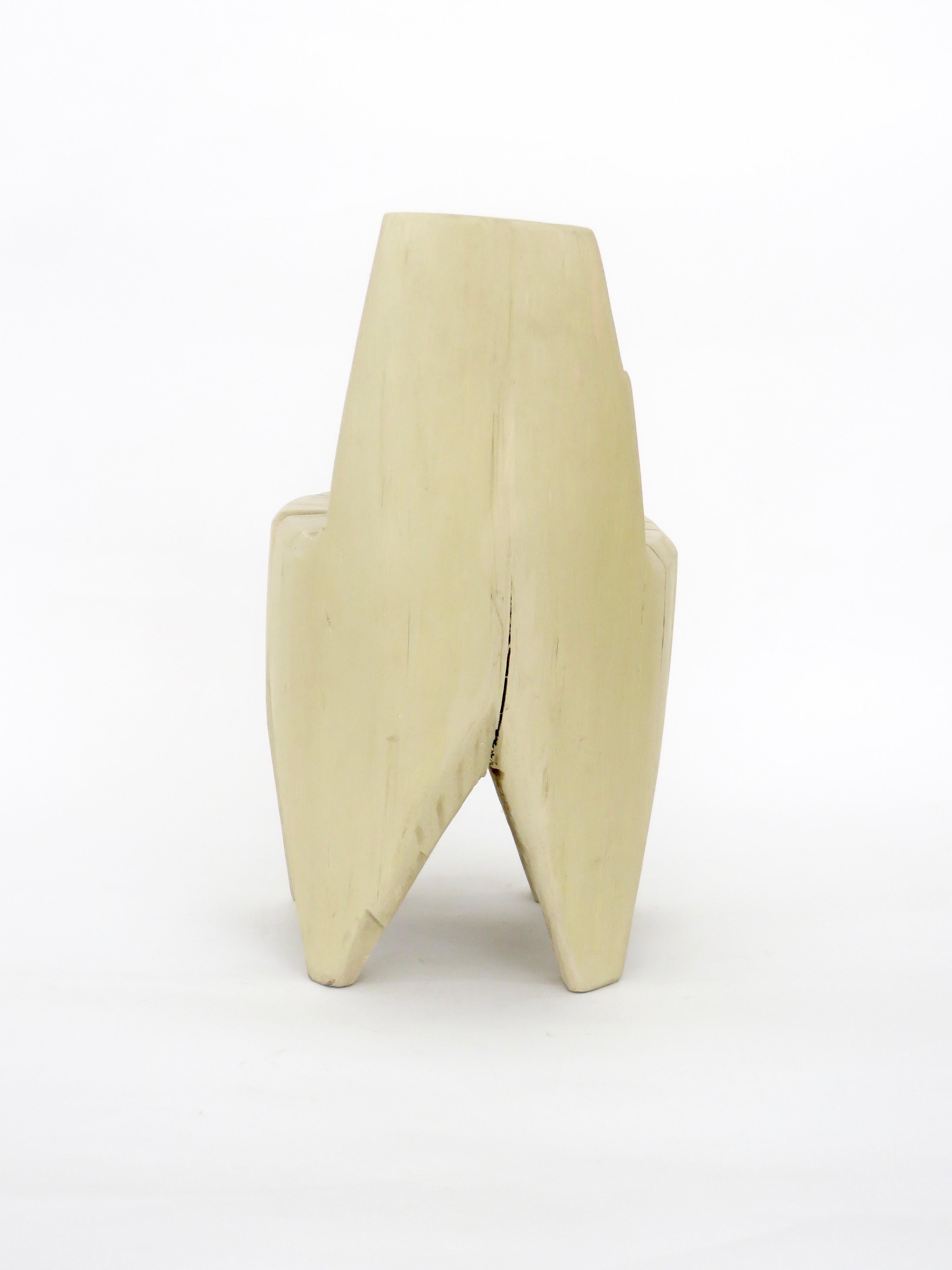 Hand-Painted Hannah Vaughan Contemporary Carved Sculptural Chair, 2019