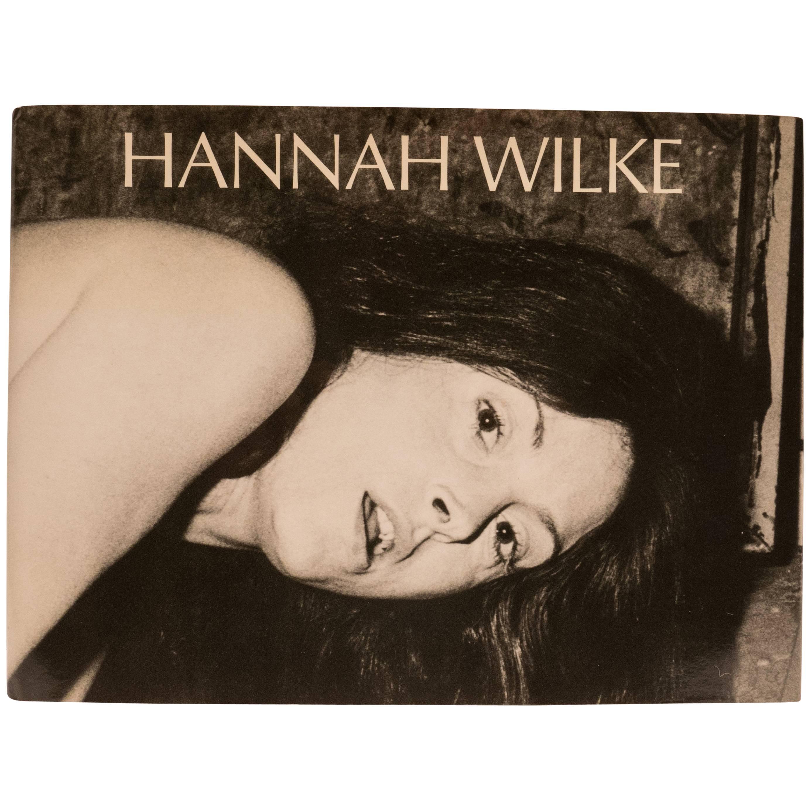Hannah Wilke Retrospective Book with Drawing and Signature