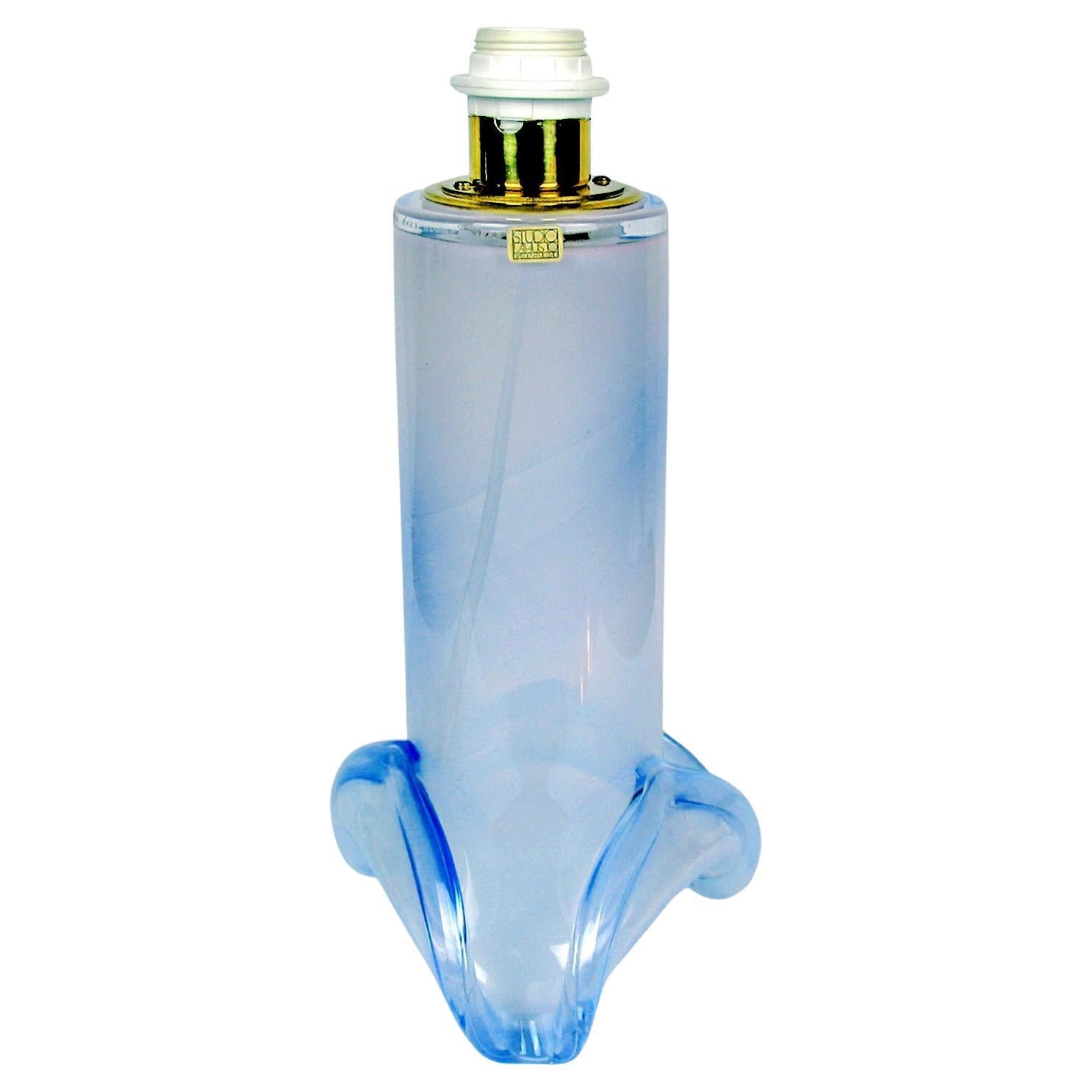 Lampe de bureau Hanne Dreutler pour Studio Ahus Lila Blue Glass en vente