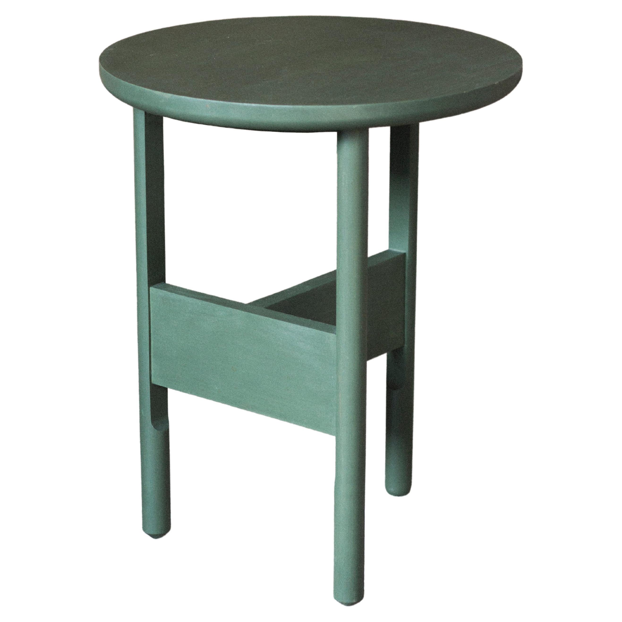 Handmade Hanne Side Table, Ø45cm - Painted - by BACD studio For Sale