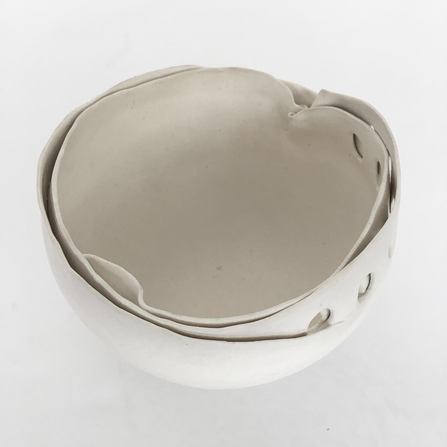 Hannelore Fasciszewski Sculptural Porcelain Bowl 3