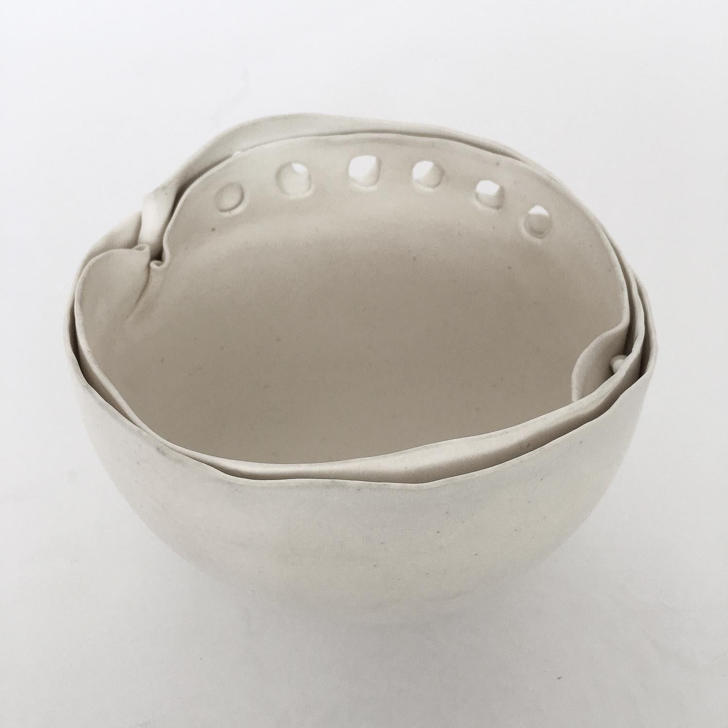 Hannelore Fasciszewski Sculptural Porcelain Bowl 4