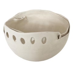 Vintage Hannelore Fasciszewski Sculptural Porcelain Bowl