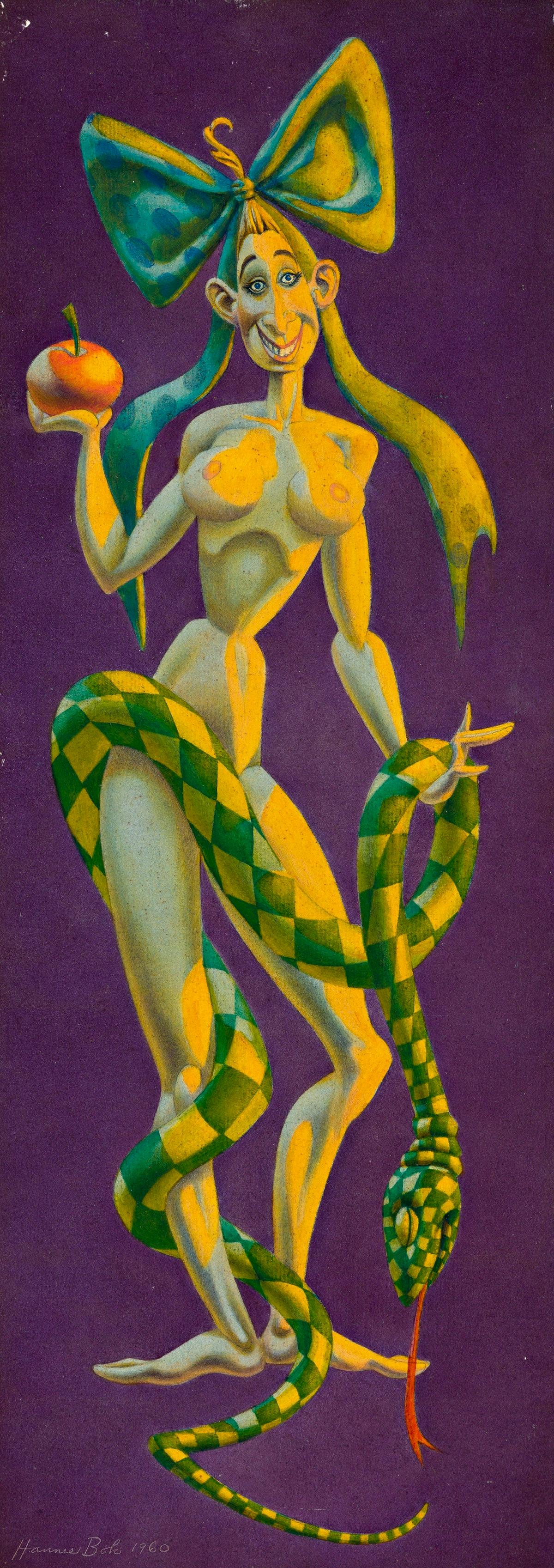 Eva - Mixed Media Art de Hannes Bok
