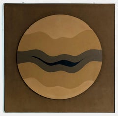 Wave Form II (Wellenform) (Carré, Rond, Ondulé, Moderne, Mid-Century) (40% DE RÉDUCTION)