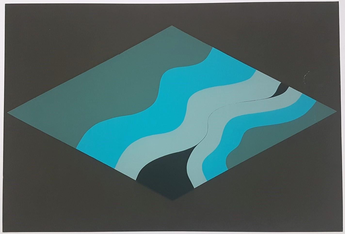 Abstract Print de Hannes Grosse - Abstracción gestual