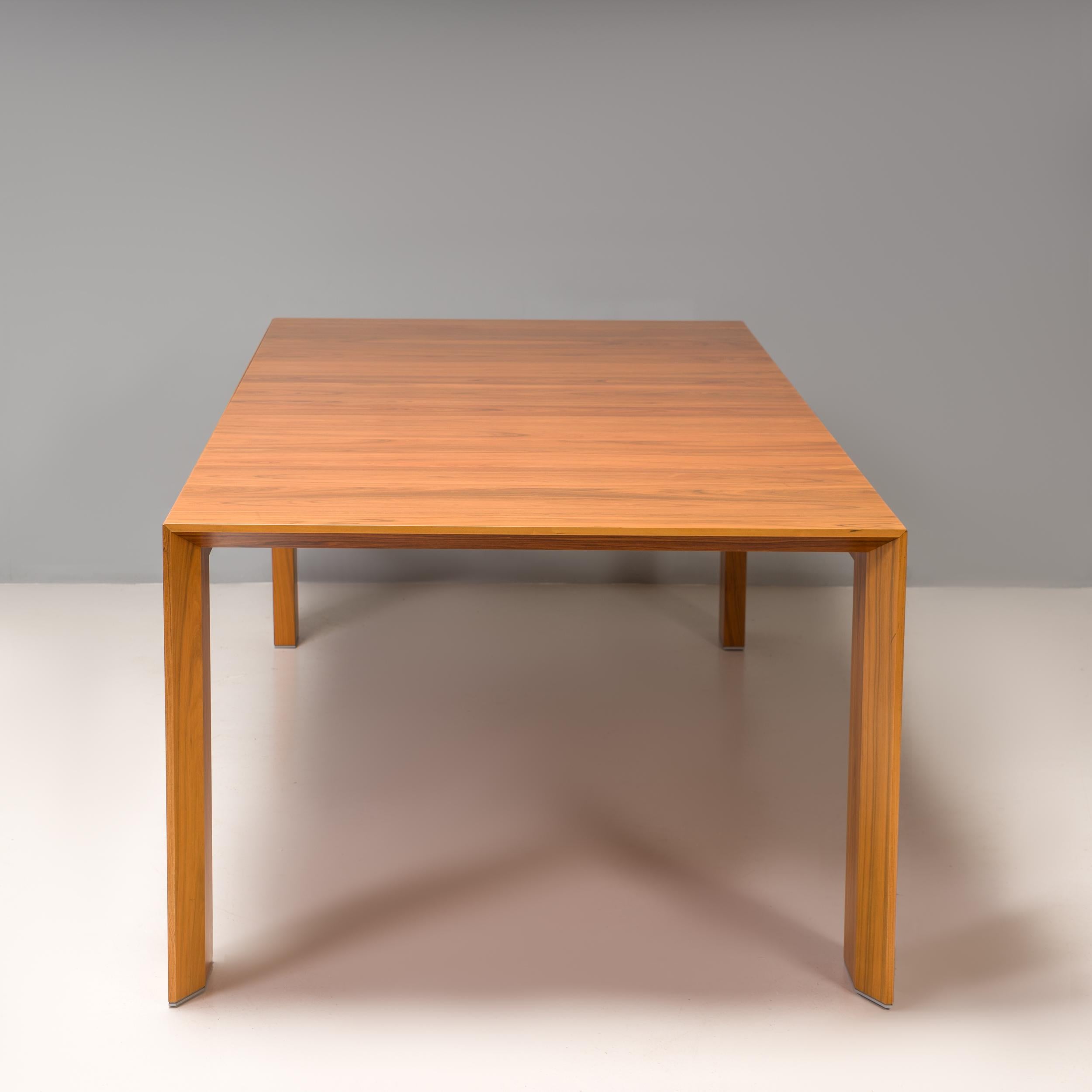 Cassina by Hannes Wettstein El Dom Rosewood Veneer Dining Table  In Good Condition For Sale In London, GB