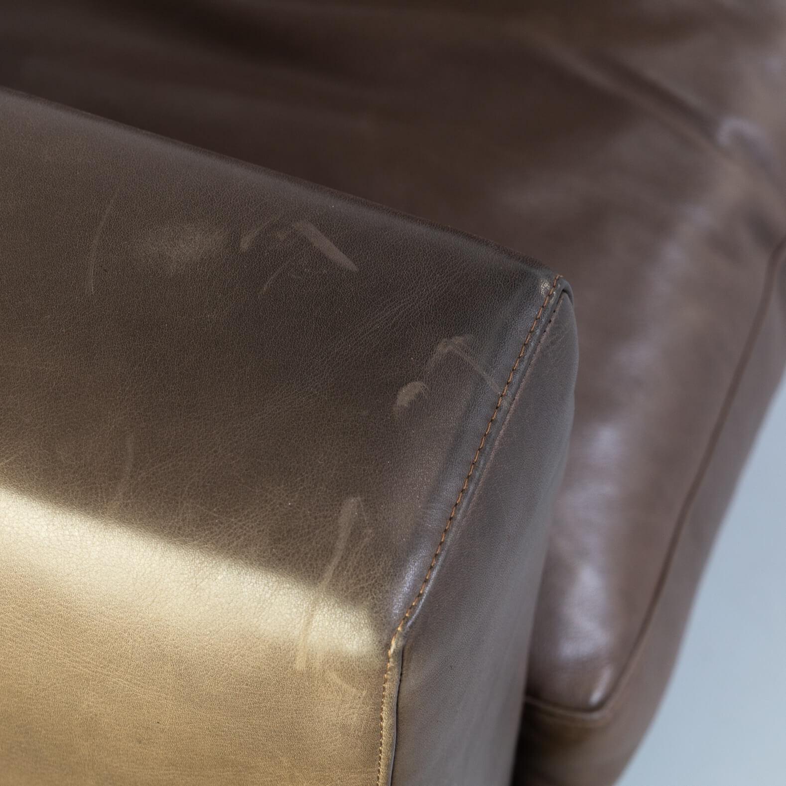Hannes Wettstein ‘reversi’ Leather Design Fauteuil for Molteni & C Set/2 For Sale 5