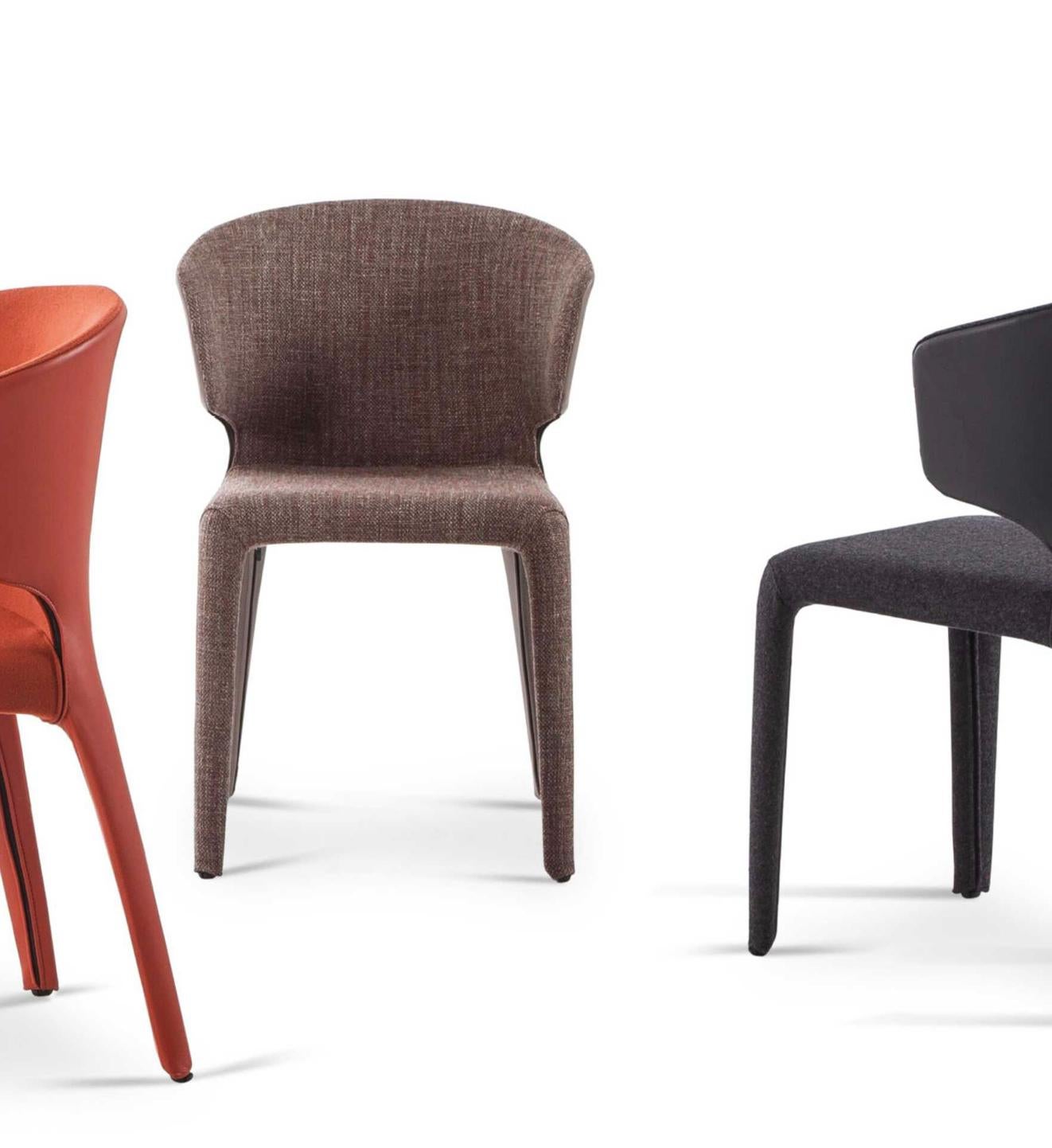Mid-Century moderno Hannes Wettstein Set di cinque sedie Hola 369 per Cassina in vendita