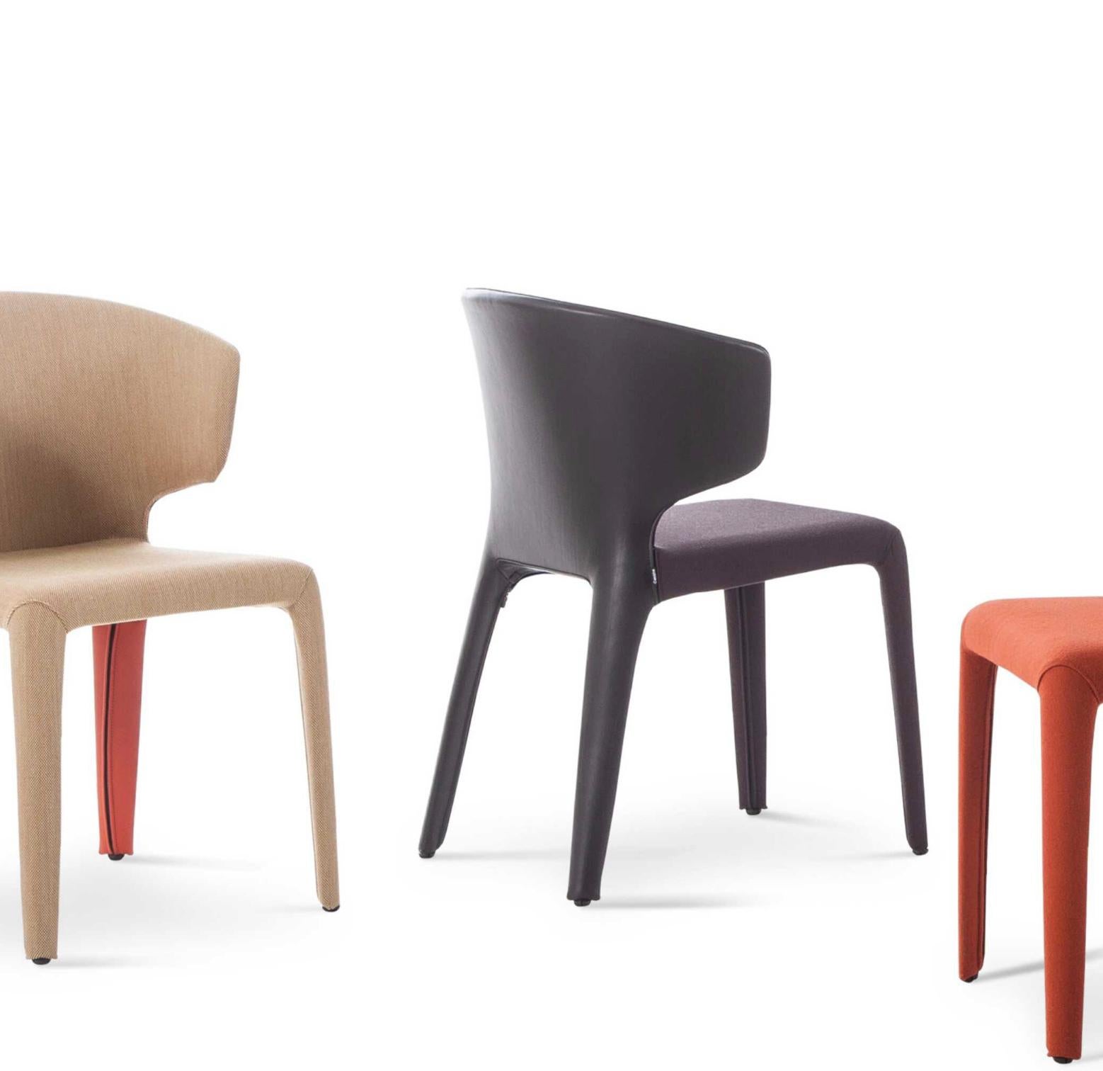 XXI secolo e contemporaneo Hannes Wettstein Set di cinque sedie Hola 369 per Cassina in vendita