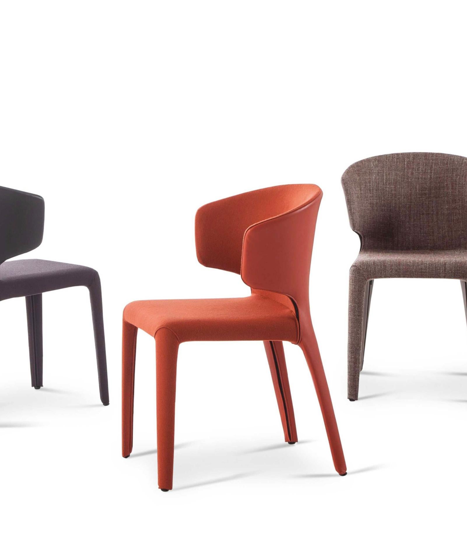 Hannes Wettstein Set di cinque sedie Hola 369 per Cassina in vendita 1