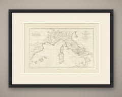 Hannibal's Expedition into Italy with His Marches Traced, d'Anville, 1818