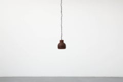 Hannie Mein Attributed Mid-Century Dutch Ceramic Bell Shaped Ceiling Pendant