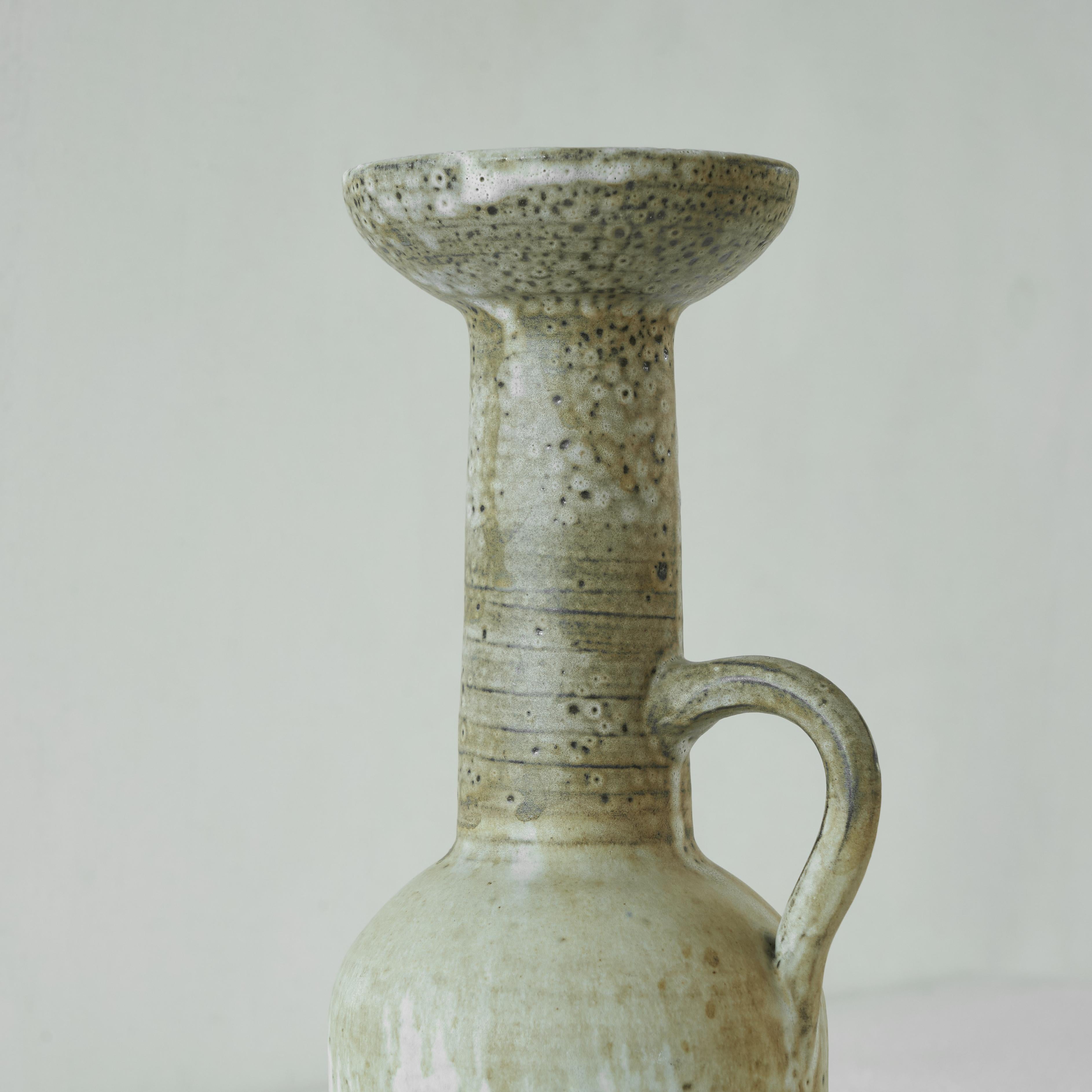 Hand-Crafted Hannie Mein Mid-Century Studio Pottery Vase or Jug For Sale