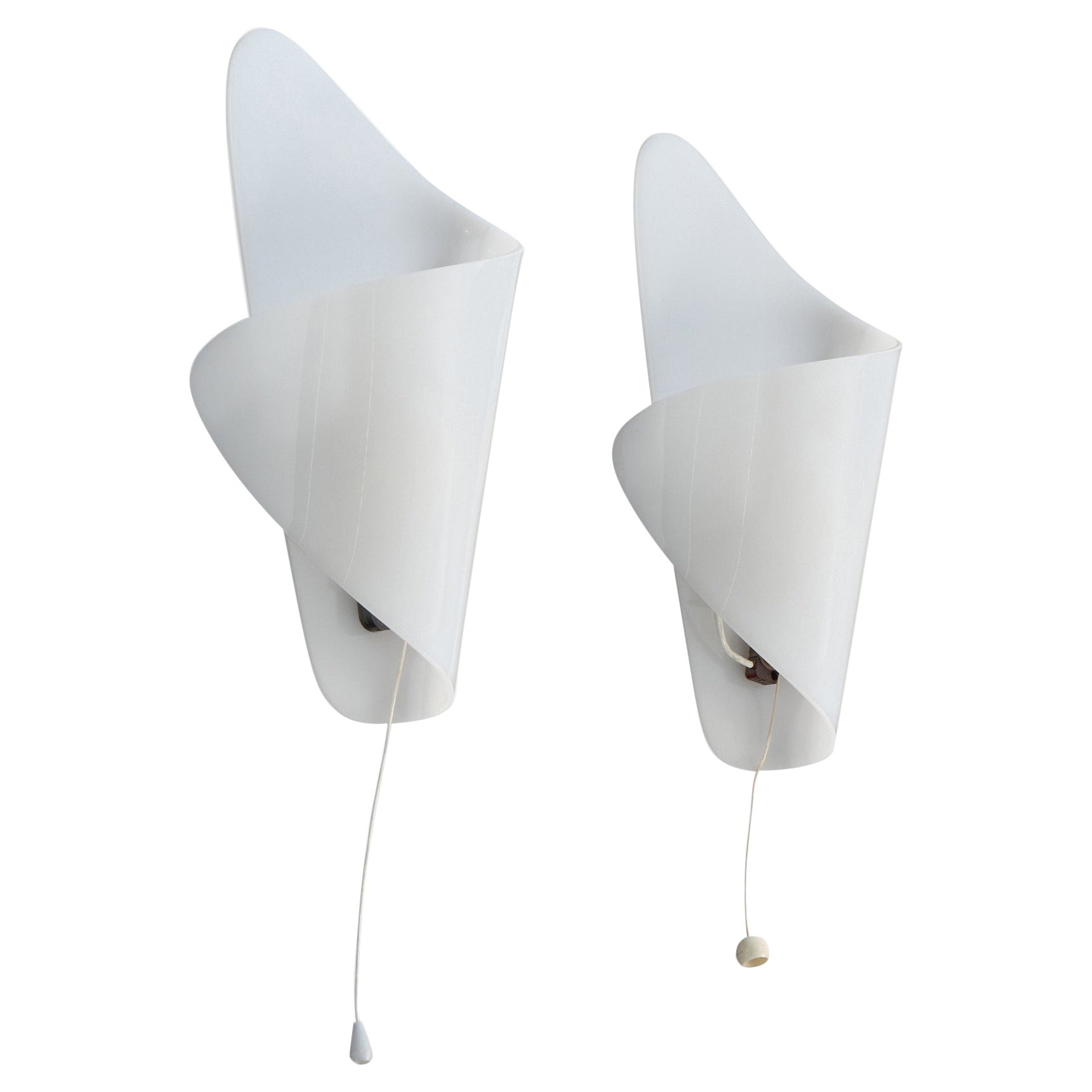 Hanns Hoffmann-Lederer, Wall Lights, Acrylic, Germany, 1960s