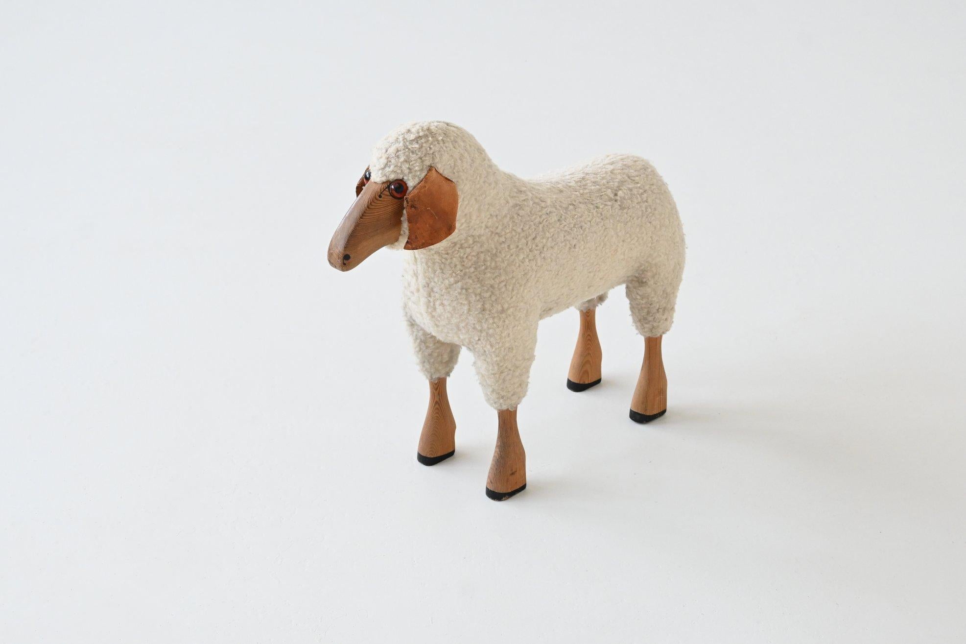 Hanns Peter Krafft decorative pair of sheep Meier Germany 1970 8