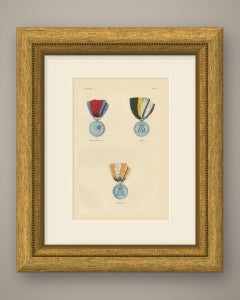 Hannover, Medaglie civili e militari, Tavola XL bis, Incisione su legno, 1844