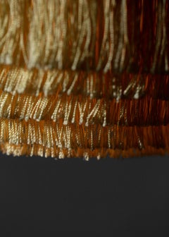 Lampada da soffitto Hans-Agne Jakobsson Lampadario Frange Modello T 601 M AB, anni '60