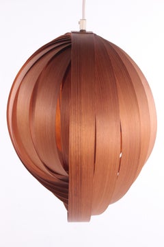 Hans-Agne Jakobssen Pendant Lamp Model Moon by Markaryd, 1960s